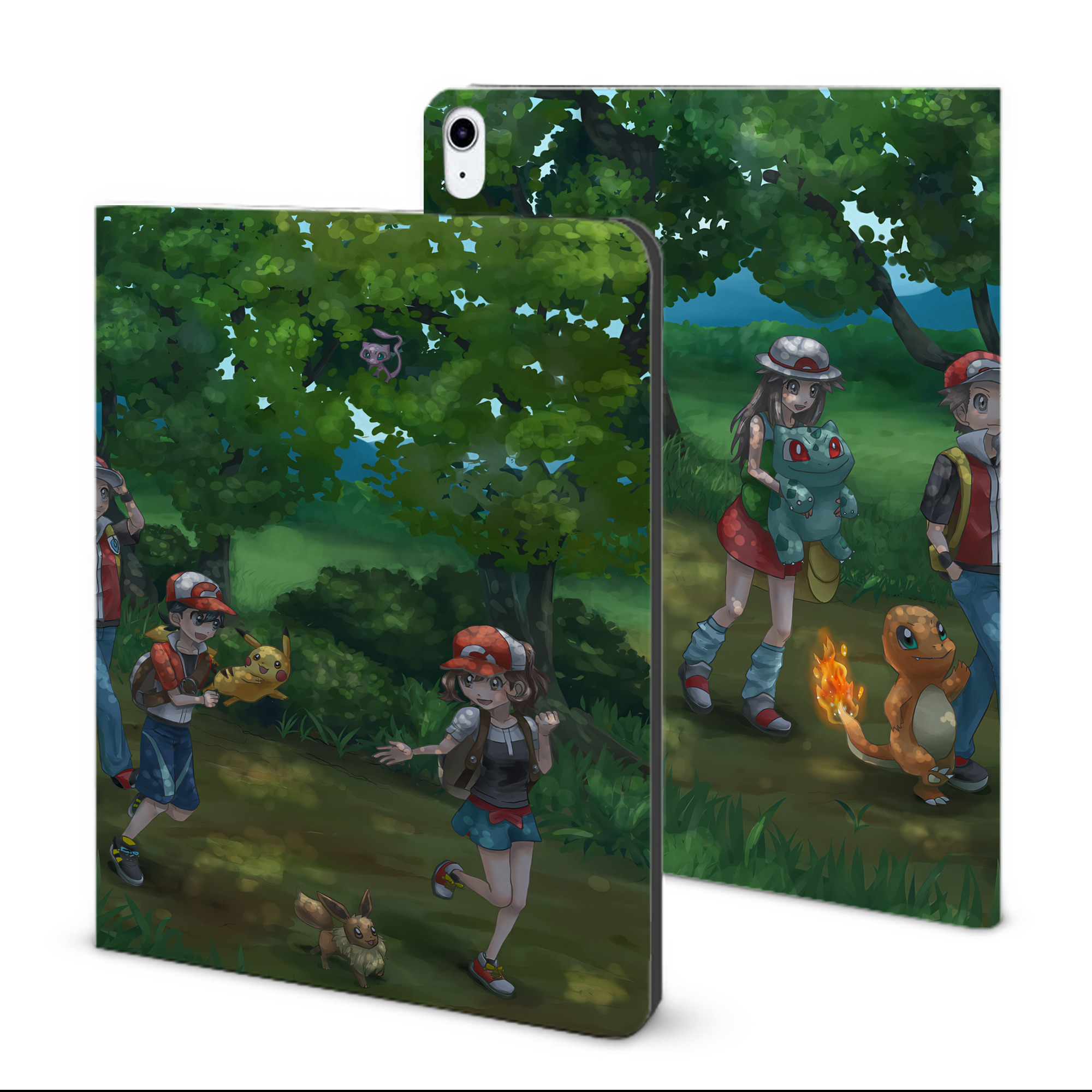 （画像用） ポケットモンスター Pokémon IPad ケース ブック型 PUレザー TPU 耐衝撃 軽量 薄型 ペン収納なし 全面保護 IPad 各モデル対応